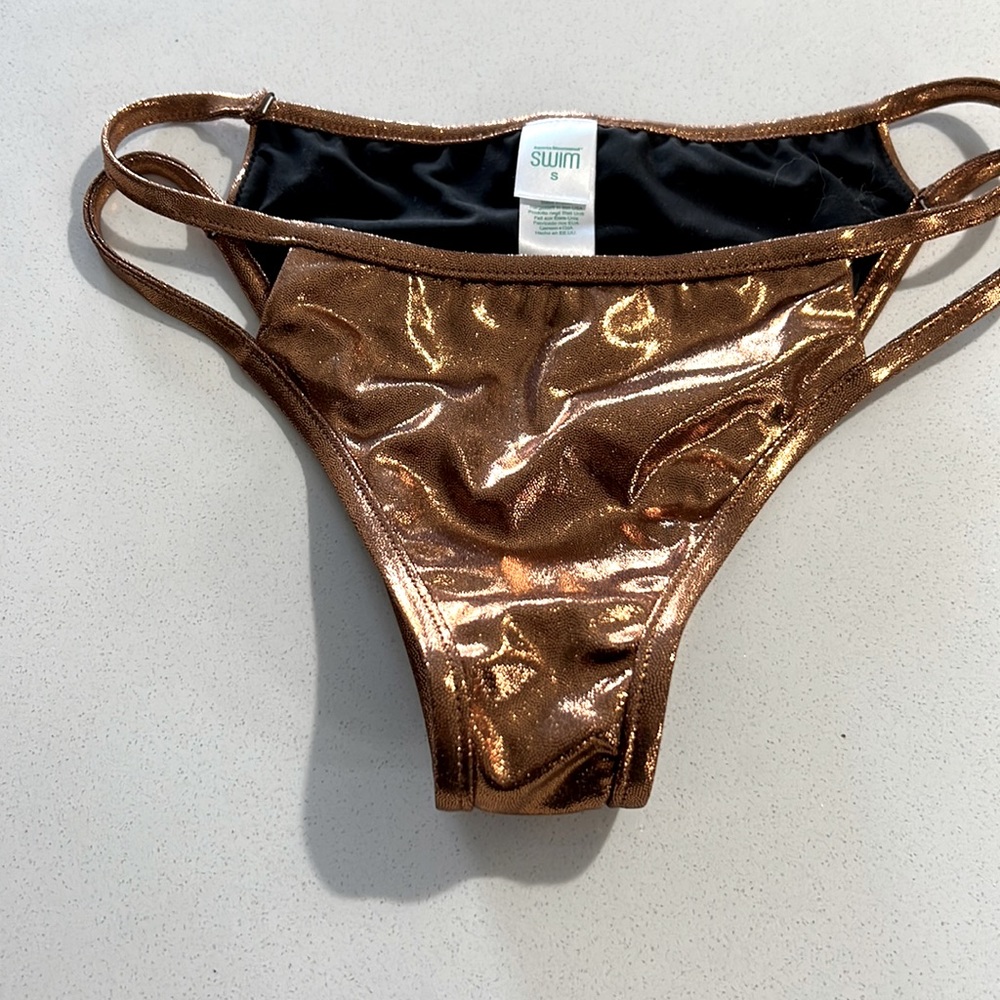 Never worn copper bikini bottoms
